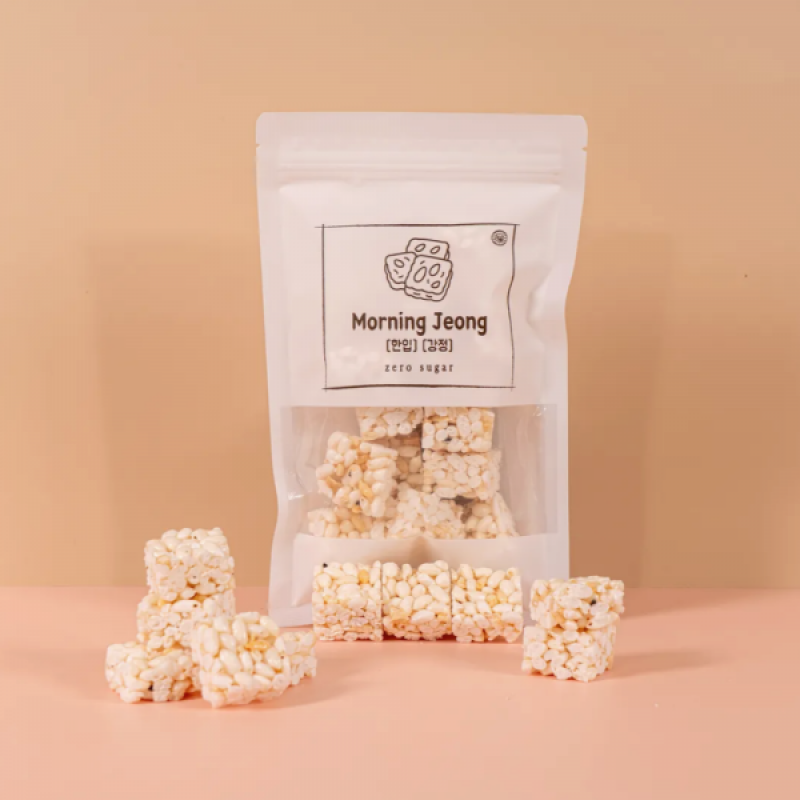 강릉부일한과,강릉부일한과 모닝정 한입강정 혼합 10봉지 1세트 무설탕 간식